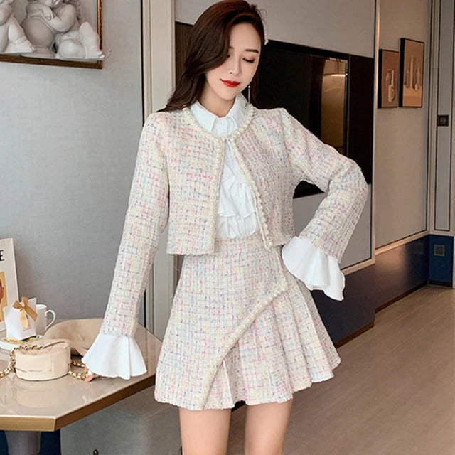 Tweed Coat: Textured Jacket, Woolen Blazer
