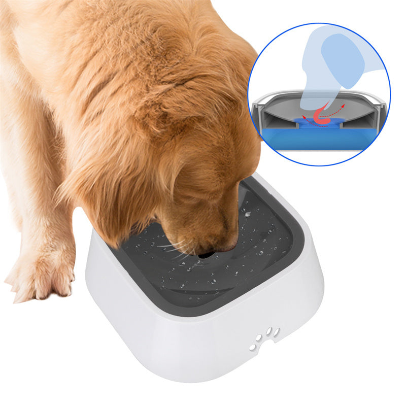 Slow feed pet water fountain, pet water fountain